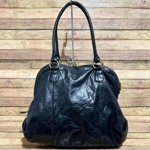 COPY - Hobo Black Leather Large Shoulder Bag